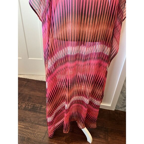 ECHO ATLANTIS PARADISE ISLAND WOMEN'S BEACH COVER-UP MULTICOLOR ONE SIZE - Picture 2 of 11